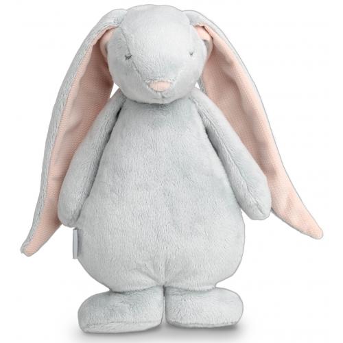 Moonie The Humming Friend Cloud Konijn met roze oren | Hartslag en ruis knuffel met huilsensor en licht