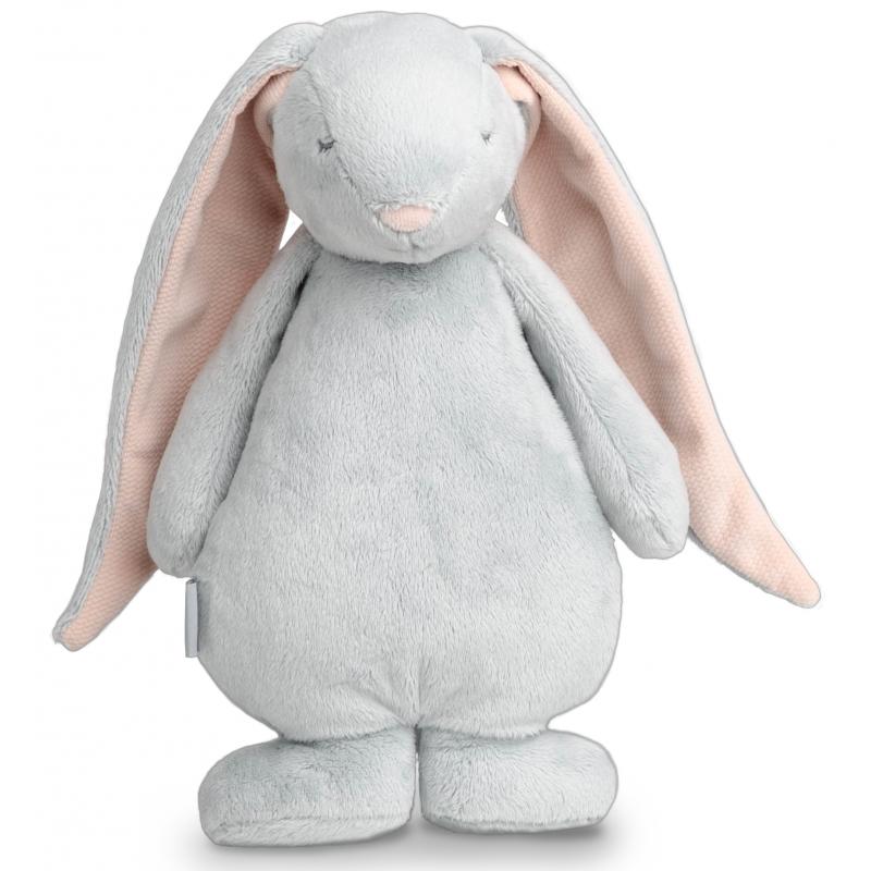 Moonie The Humming Friend Cloud Konijn met roze oren | Hartslag en ruis knuffel met huilsensor en licht