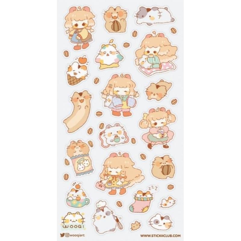 Stickii Stickervel - Happy Hamsters