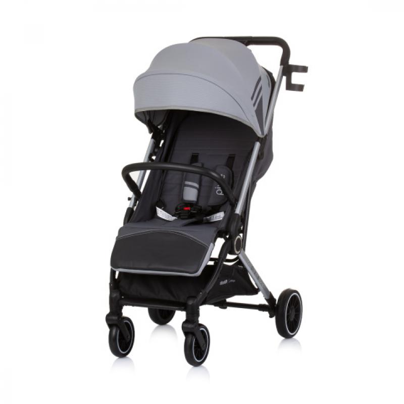 Chipolino Pixie Opvouwbare Buggy Ash Grijs Zwart