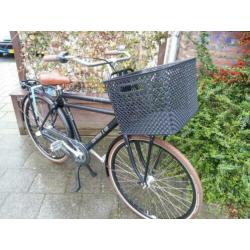 zeer mooie cortina U4 transportfiets 28"/56 cm 3V mat zwart
