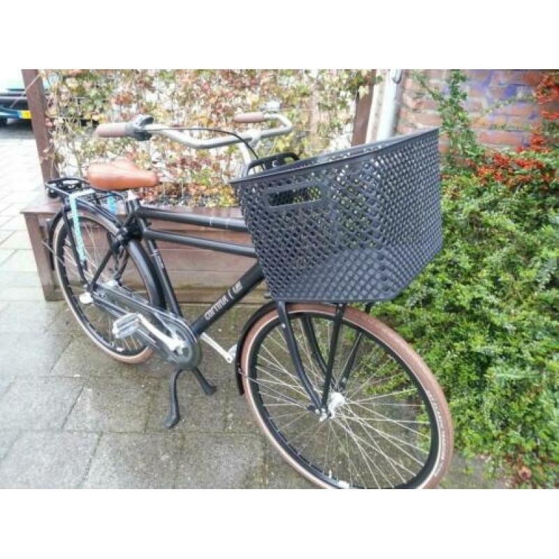zeer mooie cortina U4 transportfiets 28"/56 cm 3V mat zwart