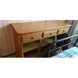 Grenen dressoir 145x52 90cm hoog