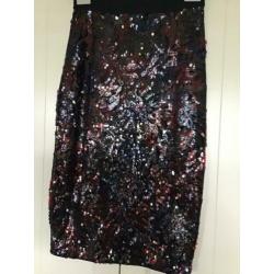 Essentiel Antwerp rok/ kokerrok / pailetten
