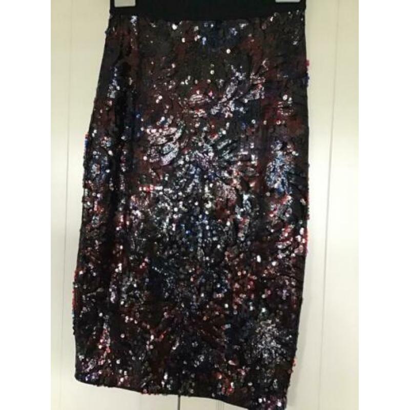 Essentiel Antwerp rok/ kokerrok / pailetten