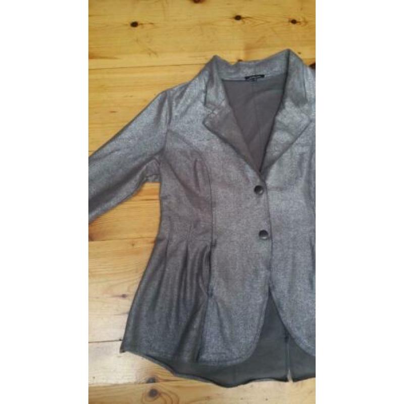 Zilveren Hebbeding colbert maat 2=XL.