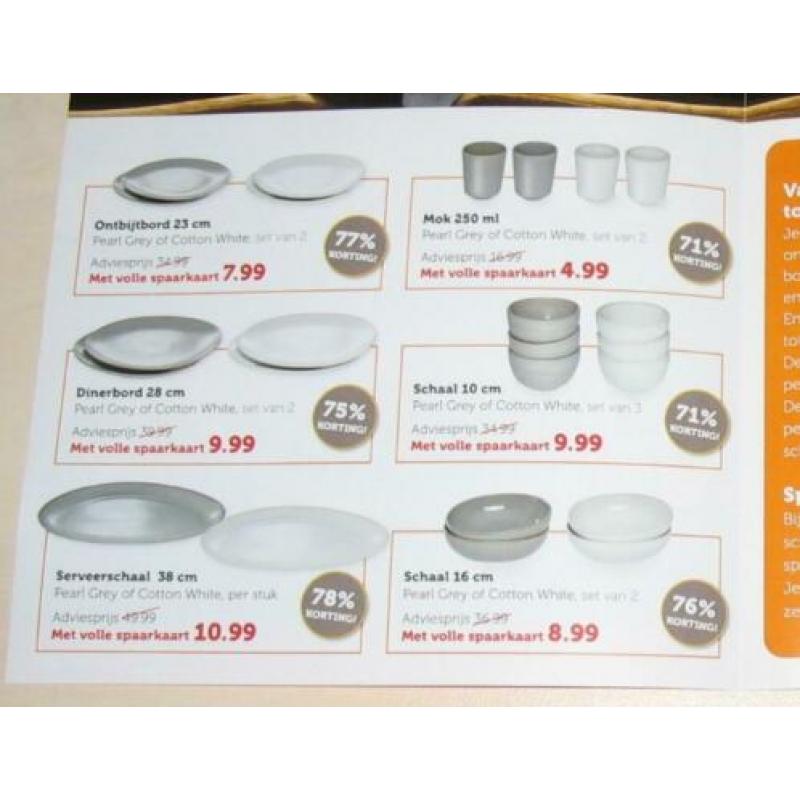 Coop zegels Keltum servies