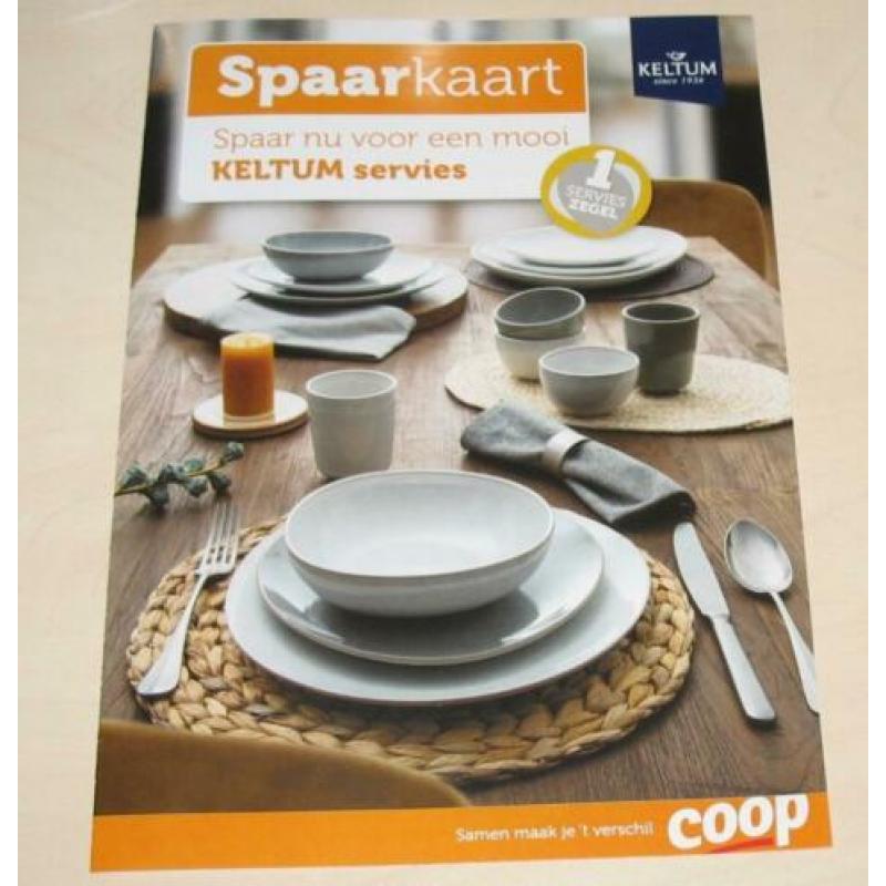 Coop zegels Keltum servies