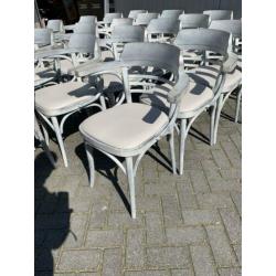 Originele TON thonet cafe bar bistro stoelen whitewash