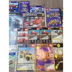 Lego technic 8052,8386,8868 Enz bouwboekjes