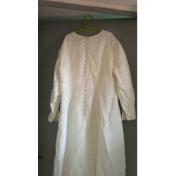 Trouwjurk maat m voor carnaval wit lang