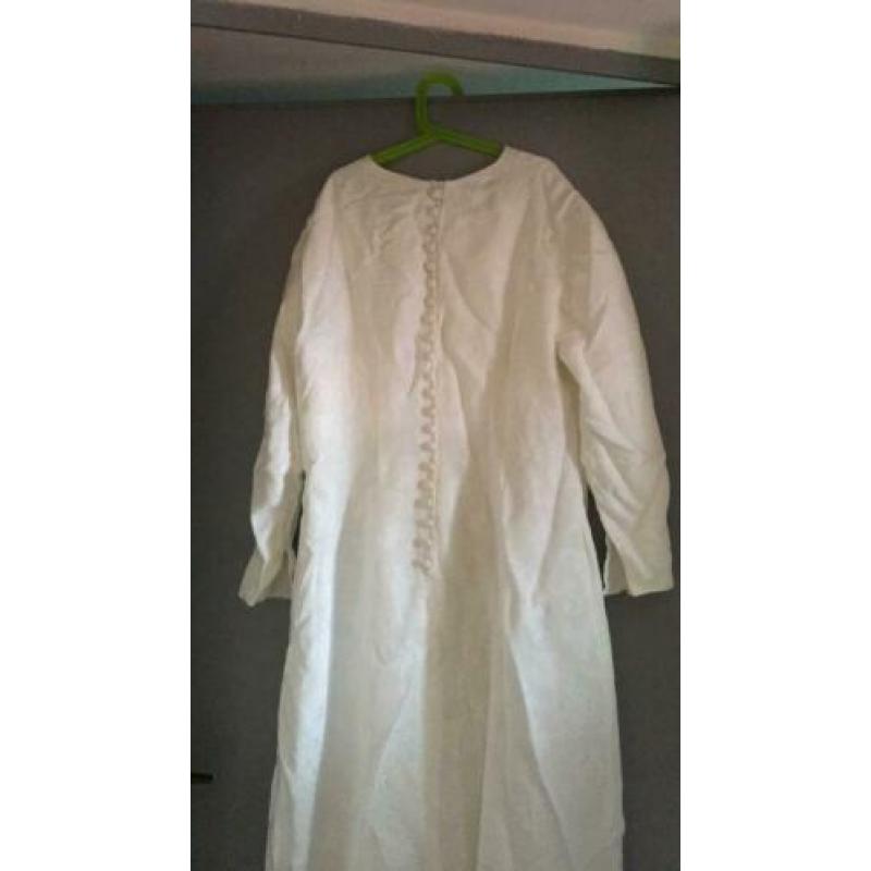 Trouwjurk maat m voor carnaval wit lang