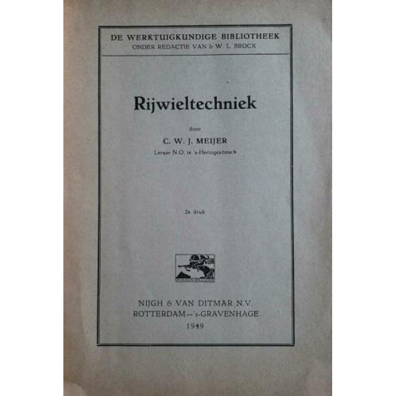 C. Meijer - Rijwiel techniek