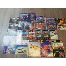 Lego technic 8052,8386,8868 Enz bouwboekjes
