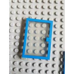 Lego ramen en deuren blauw - RD003