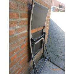 Tuinstoelen inklapbaar met kussen 2 stuks NIEUW