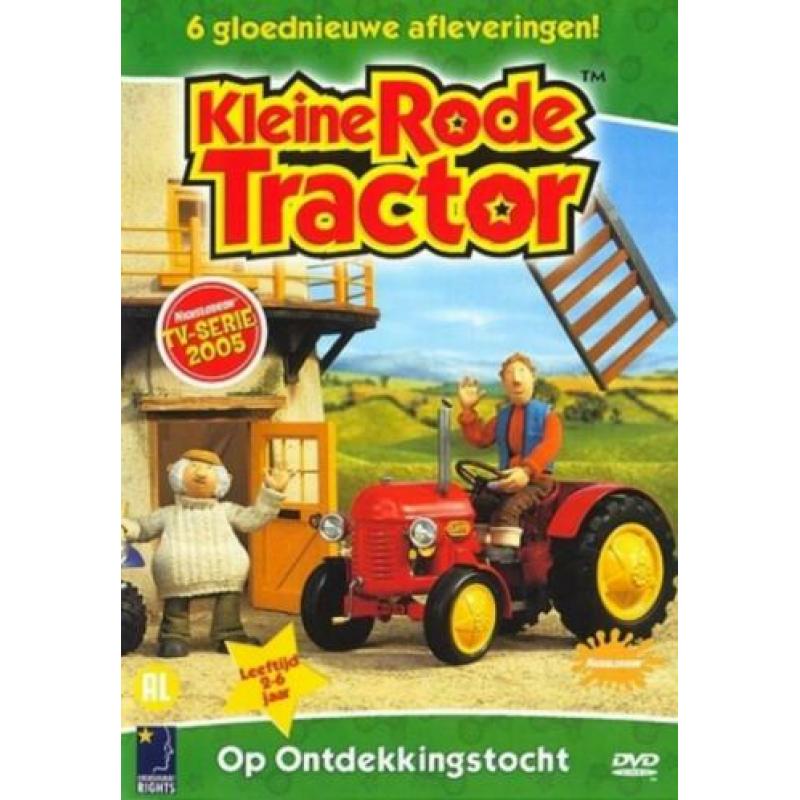 DVD's Kleine rode tractor - 5 stuks