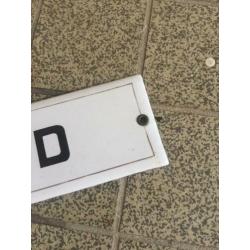 Emaille bord Brand