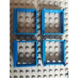 Lego ramen en deuren blauw - RD003