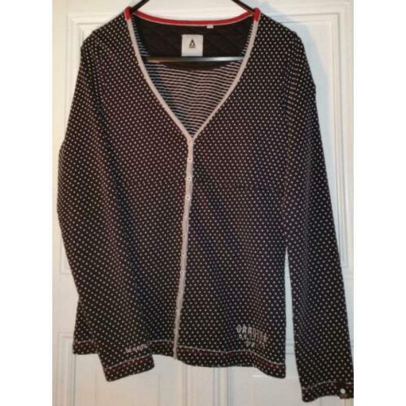 Gaastra - vest blauw wit met rode afwerking Maat M/L