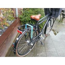 zeer mooie cortina U4 transportfiets 28"/56 cm 3V mat zwart