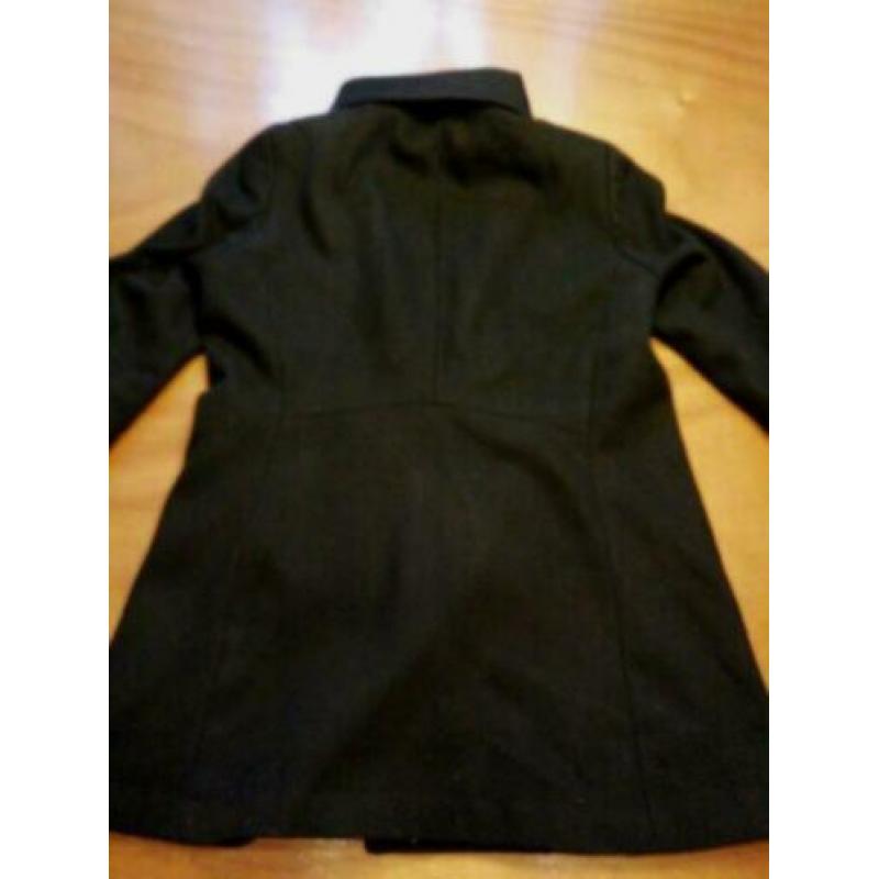 Mooie jas trenchcoat blazer H&M zwart maat 38/M zgan