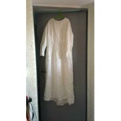 Trouwjurk maat m voor carnaval wit lang
