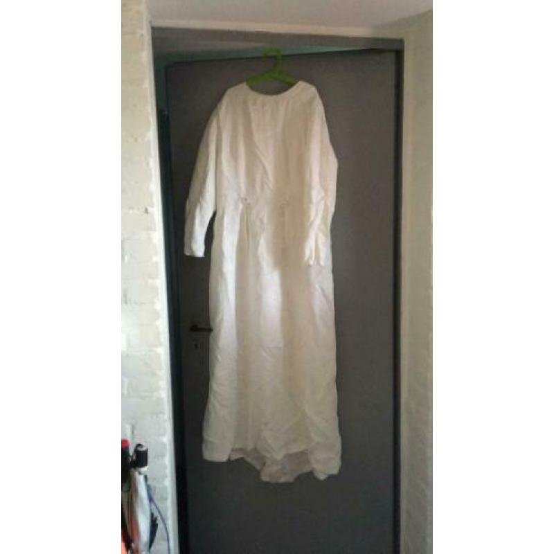 Trouwjurk maat m voor carnaval wit lang
