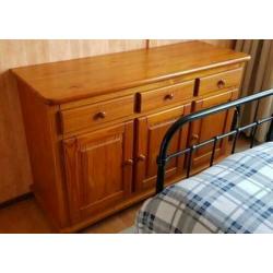 Grenen dressoir 145x52 90cm hoog