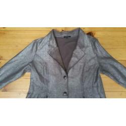 Zilveren Hebbeding colbert maat 2=XL.