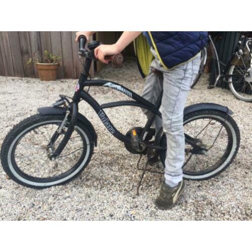 Volare stoere fiets zwart 18 inch 6-7 jaar ketting kapot
