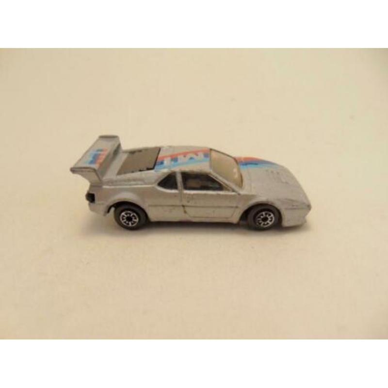 Bmw M1 Pro car 1:64 MC Toys zilverkleurig