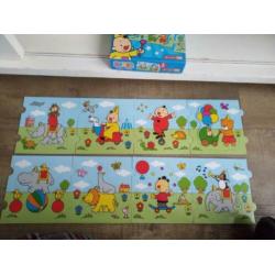 Hele stapel dreumes en peuter (houten) puzzels