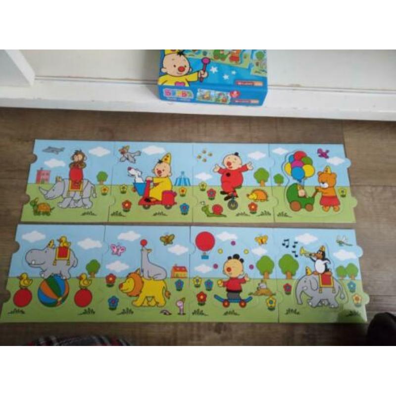 Hele stapel dreumes en peuter (houten) puzzels