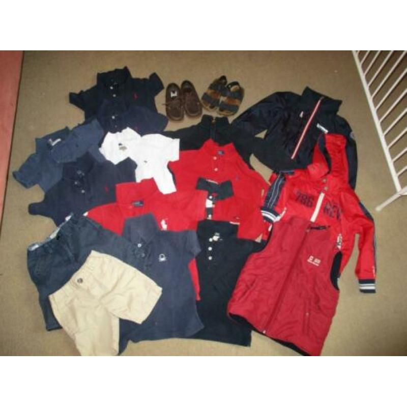 Pakket (merk)kleding maat 92/98, Tommy Hilfiger, Ralph Laure