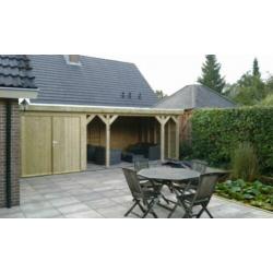 tegels, straatwerk, schutting, overkapping