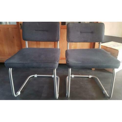Antraciet grijze eetkamerstoelen