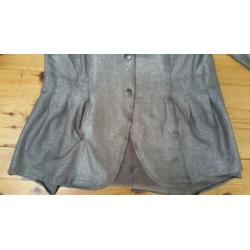Zilveren Hebbeding colbert maat 2=XL.