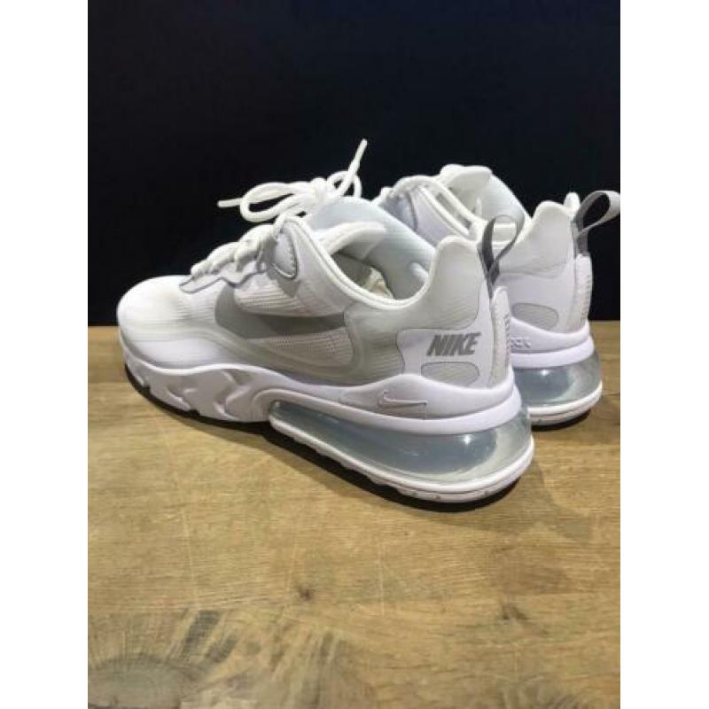 Nike Air max 270 react wit grijs maat 42 NIEUW IN DOOS