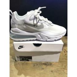 Nike Air max 270 react wit grijs maat 42 NIEUW IN DOOS