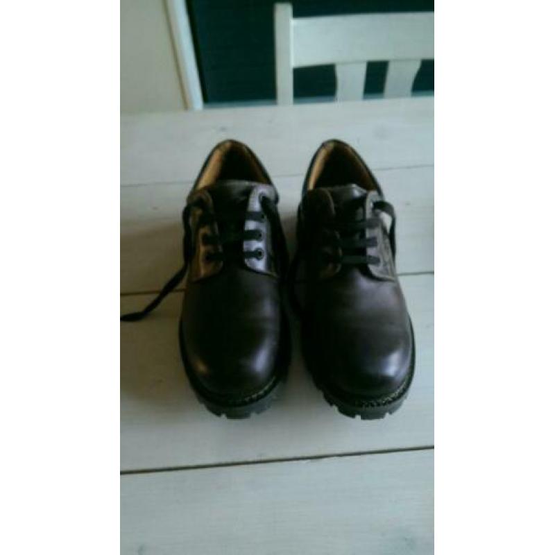 Zgan Bruine leren herenschoenen mt. 43