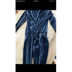 Jumpsuit antraciet grijs L (place du soleil)