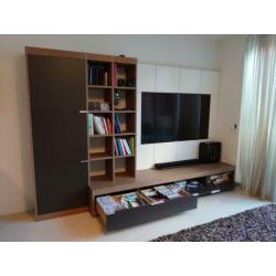 Wandmeibel Pastoe L260/360 | Grey Oak / Structure Taupe
