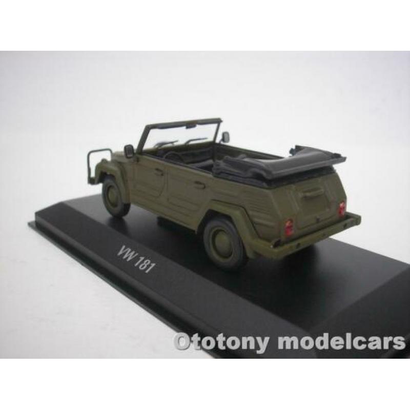 Vw Volkswagen 181 Groen 1/43 Maxichamps