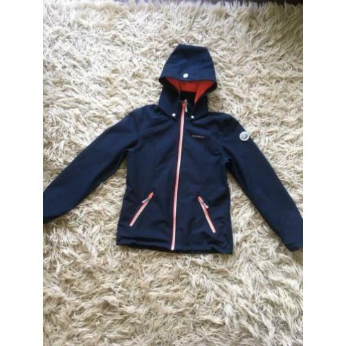 Icepeak blauwe softshell jas meisje maat 164