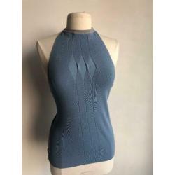 liu jo top halter top blauw