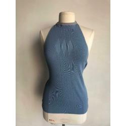 liu jo top halter top blauw