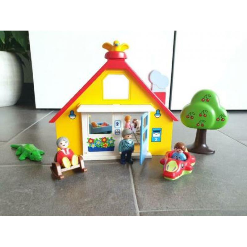 123 playmobil woonhuis met veel accesoires