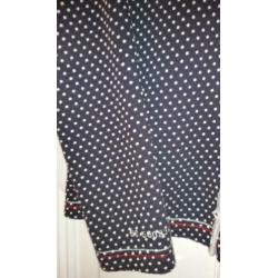 Gaastra - vest blauw wit met rode afwerking Maat M/L