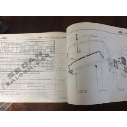 Onderdelen catalogus peugeot 404 ,cc